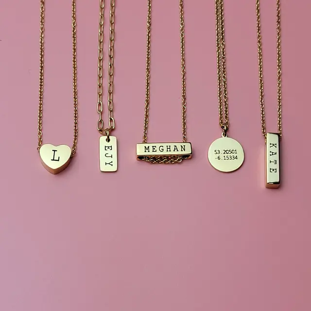 Lovebomb personalised necklace