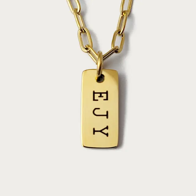 Mini Tag Necklace