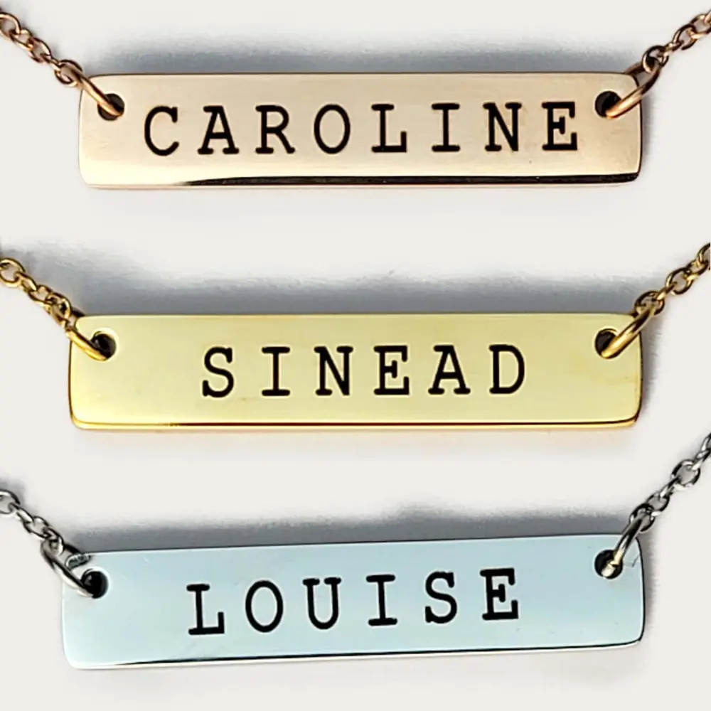 Flat Bar Necklace – photo 3