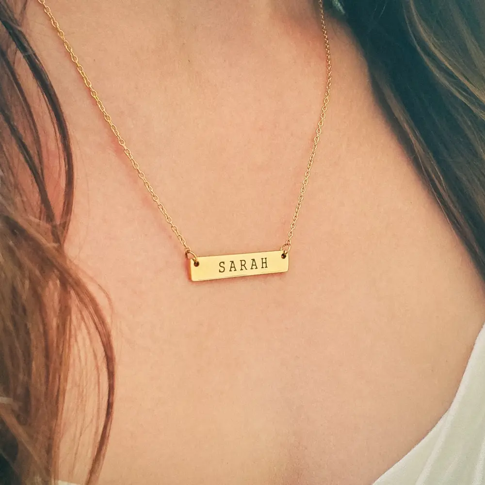 Flat Bar Necklace – photo 5