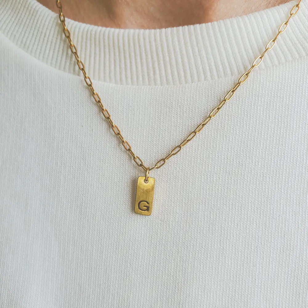 Mini Dog Tag Necklace – photo 2