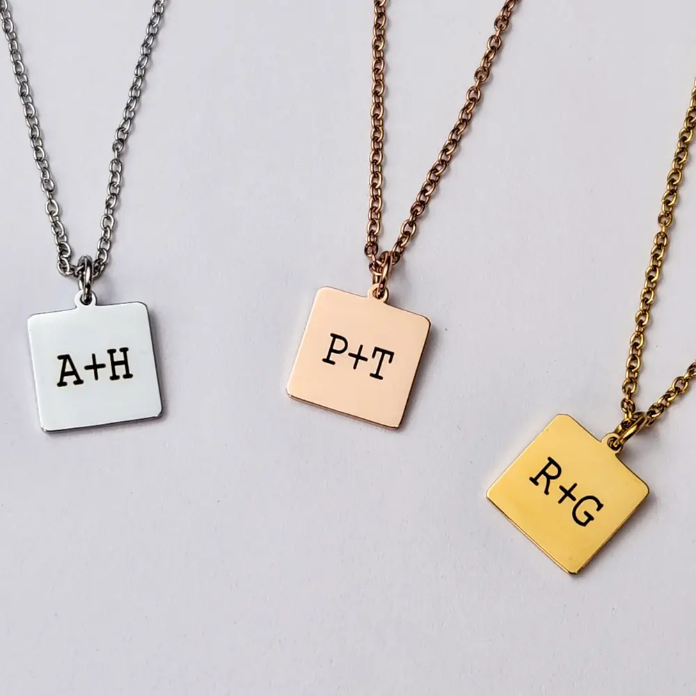 Square Pendant Necklace – photo 5
