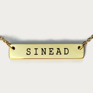 Flatbar necklace Sinead