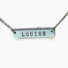 Silver Nameplate Necklace